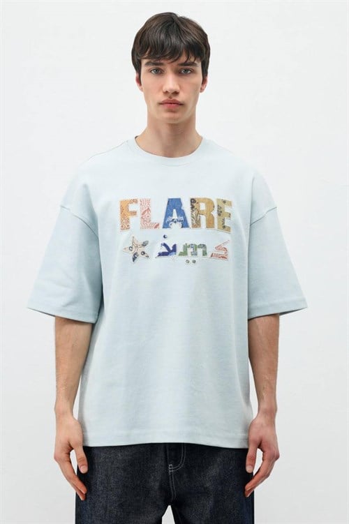 Wholesale Mens Blue T-Shirt
