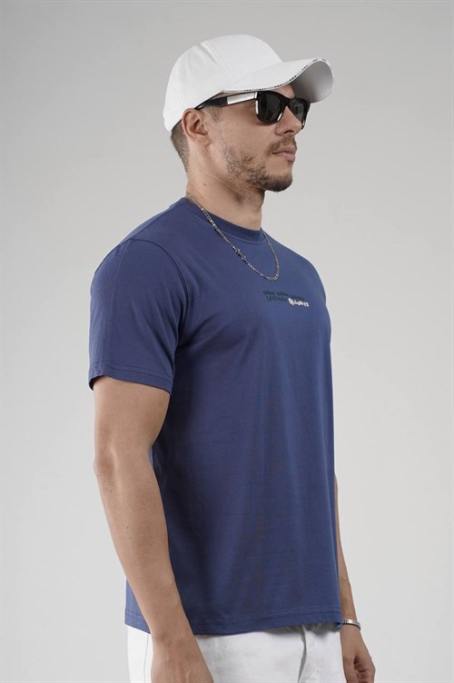 Wholesale Mens Blue T-Shirt
