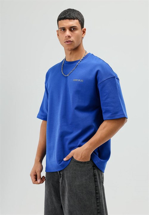 Wholesale Mens Blue T-Shirt