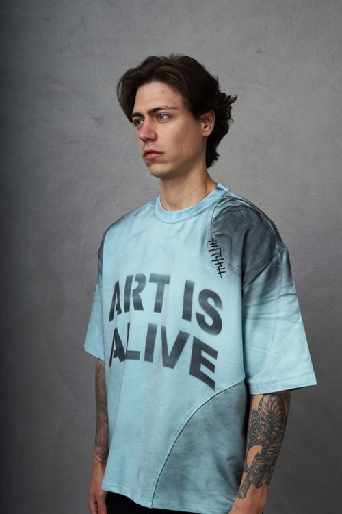 Wholesale Mens Blue T-Shirt