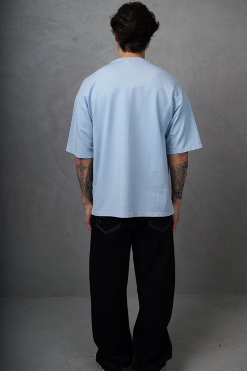 Wholesale Mens Blue T-Shirt