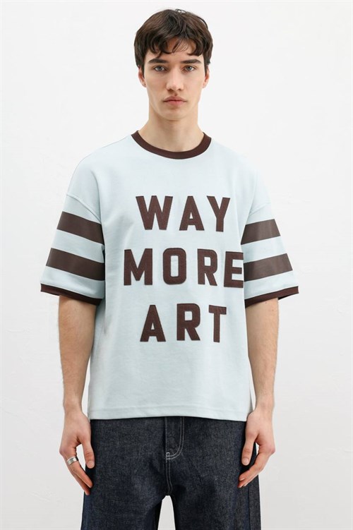 Wholesale Mens Blue T-Shirt