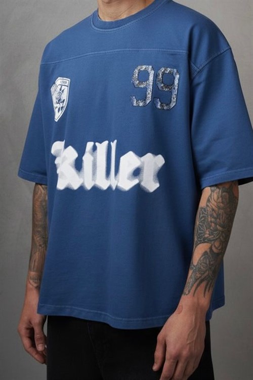 Wholesale Mens Blue T-Shirt