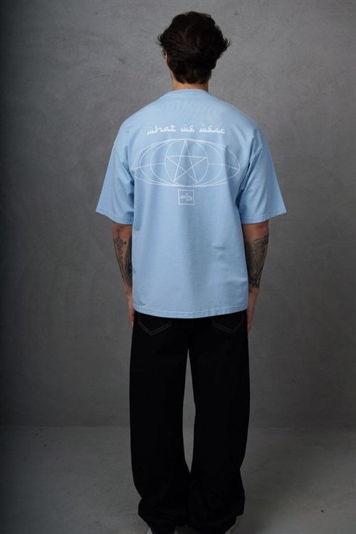 Wholesale Mens Blue T-Shirt