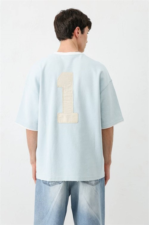 Wholesale Mens Blue T-Shirt