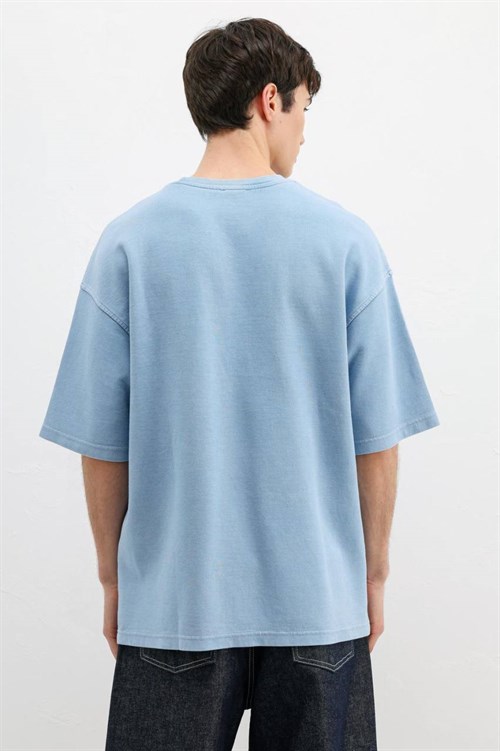 Wholesale Mens Blue T-Shirt
