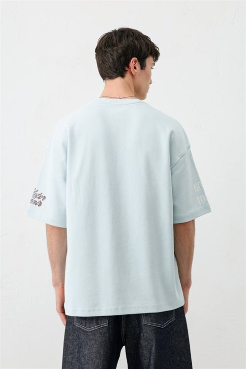 Wholesale Mens Blue T-Shirt