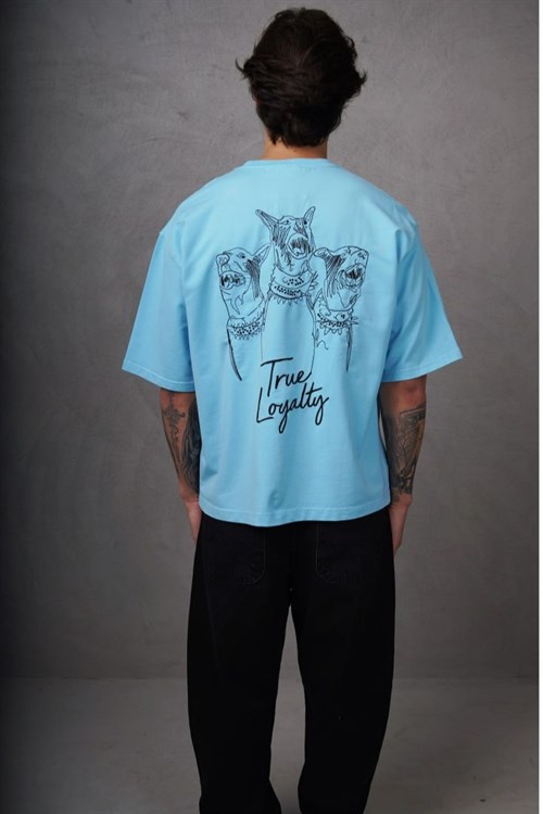 Wholesale Mens Blue T-Shirt
