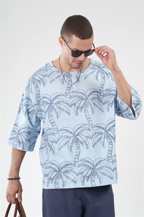 Wholesale Mens Blue T-Shirt