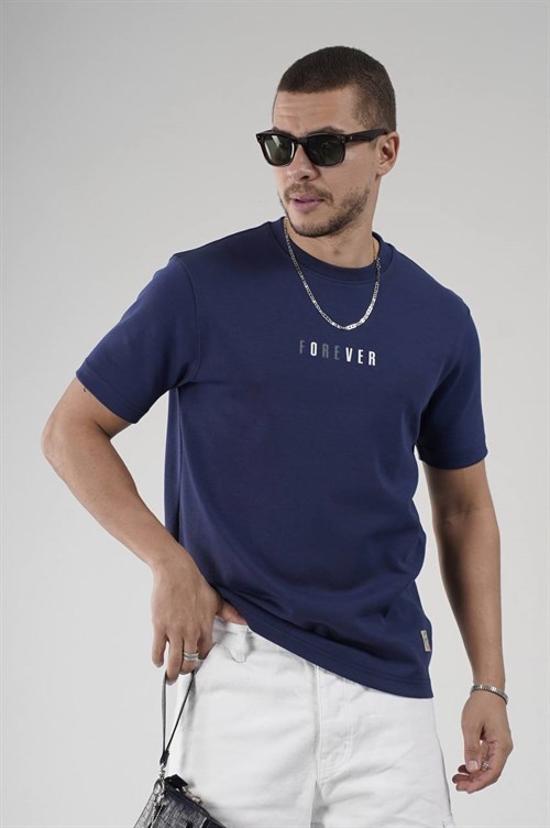 Wholesale Mens Blue T-Shirt
