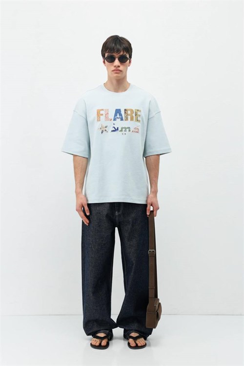 Wholesale Mens Blue T-Shirt