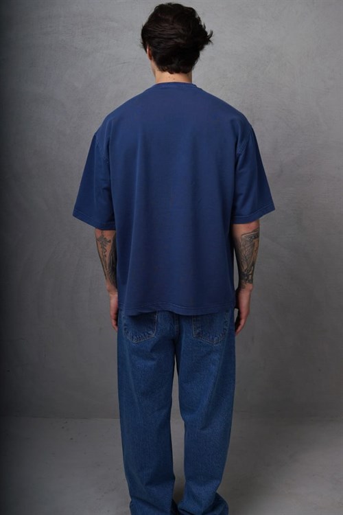 Wholesale Mens Blue T-Shirt