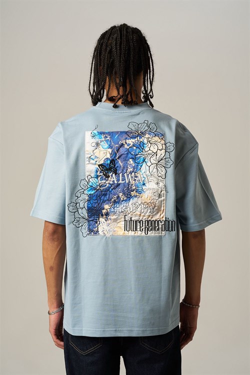 Wholesale Mens Blue T-Shirt