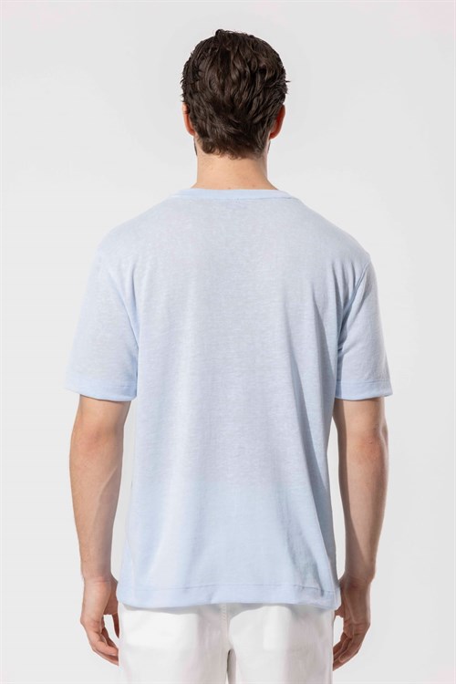 Wholesale Mens Blue T-Shirt