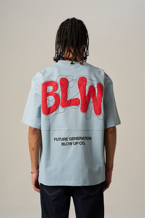 Wholesale Mens Blue T-Shirt