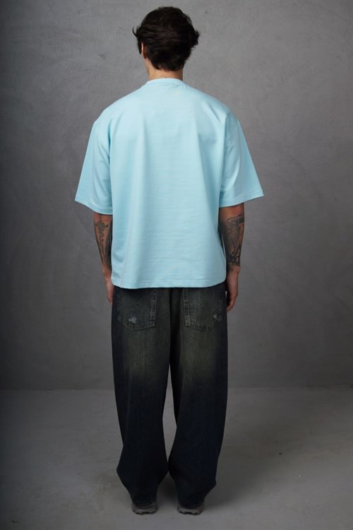 Wholesale Mens Blue T-Shirt