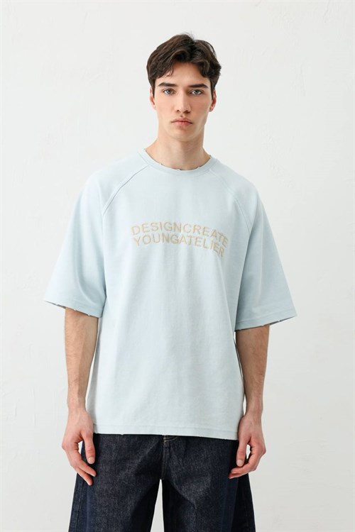 Wholesale Mens Blue T-Shirt