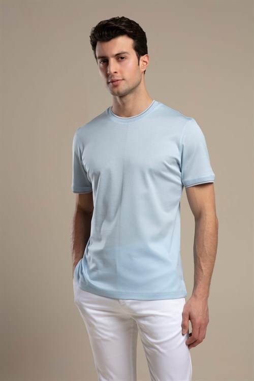 Wholesale Mens Blue T-Shirt