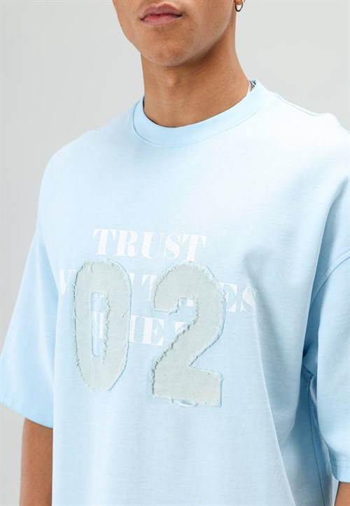 Wholesale Mens Blue T-Shirt