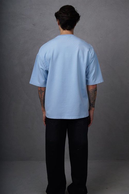 Wholesale Mens Blue T-Shirt