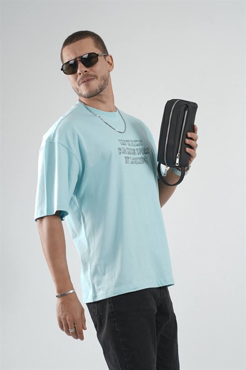 Wholesale Mens Blue T-Shirt