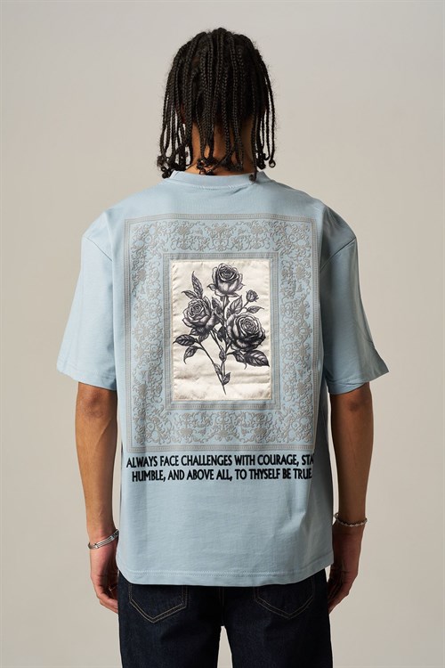 Wholesale Mens Blue T-Shirt