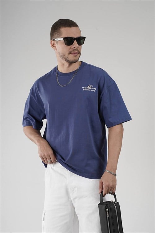 Wholesale Mens Blue T-Shirt