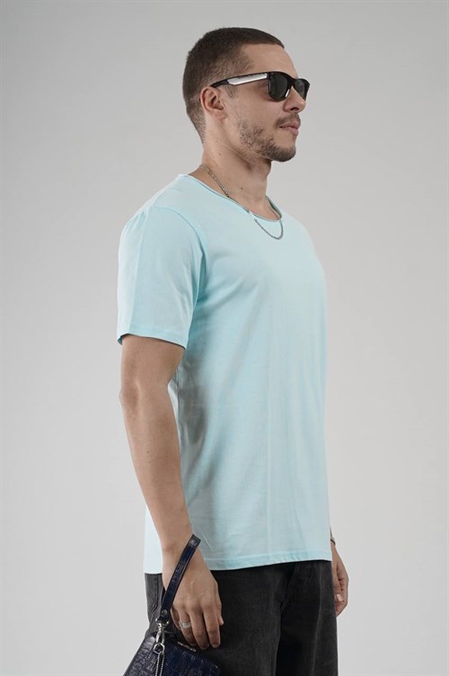 Wholesale Mens Blue T-Shirt