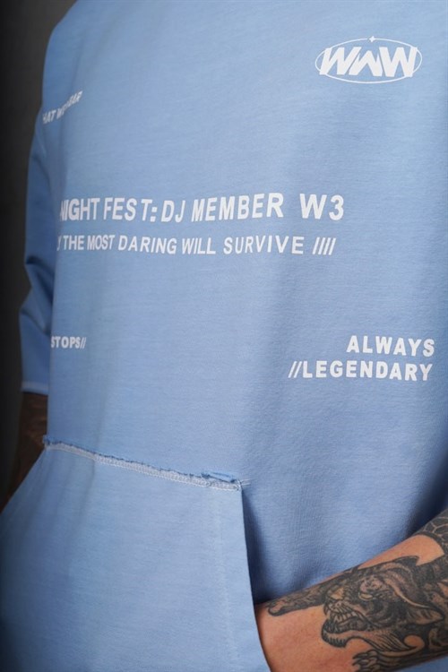 Wholesale Mens Blue T-Shirt
