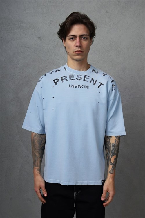 Wholesale Mens Blue T-Shirt