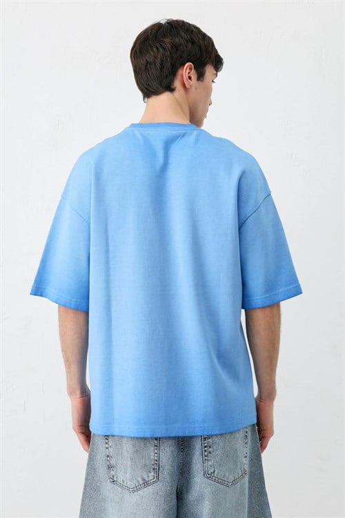 Wholesale Mens Blue T-Shirt