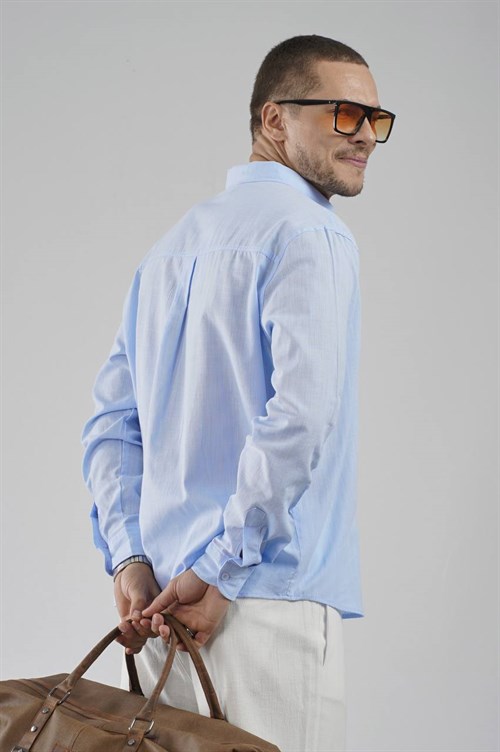 Wholesale Mens Blue T-Shirt