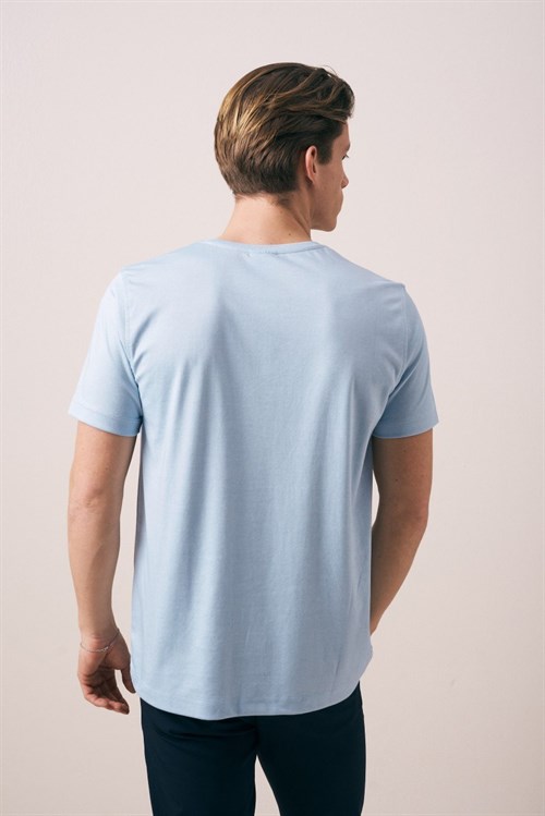 Wholesale Mens Blue T-Shirt