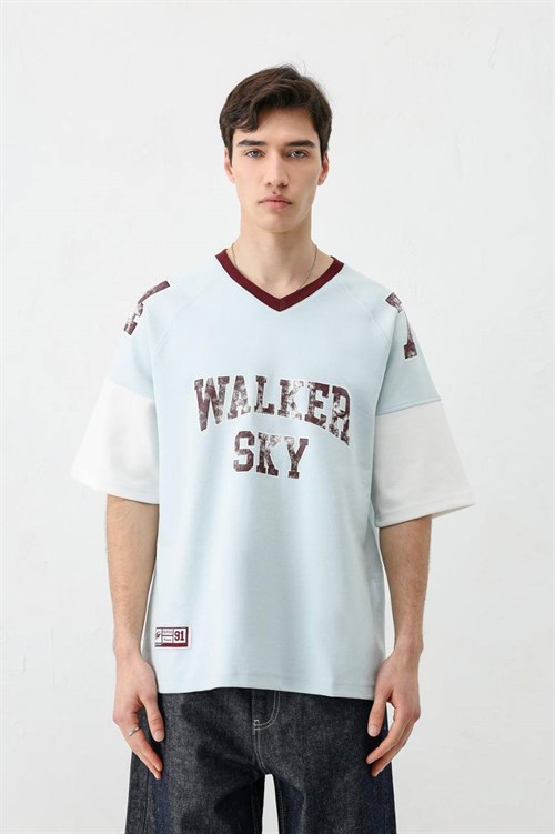 Wholesale Mens Blue T-Shirt