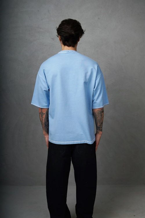 Wholesale Mens Blue T-Shirt