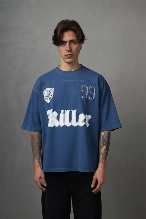 Wholesale Mens Blue T-Shirt