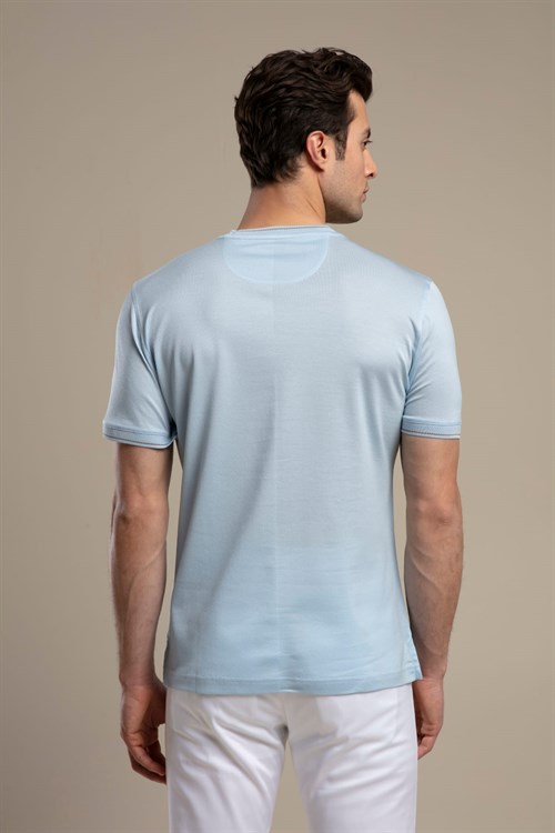 Wholesale Mens Blue T-Shirt