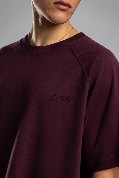 Wholesale Mens Bordeaux Basic T-shirt