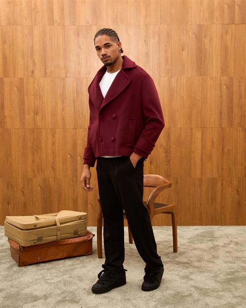 Wholesale Mens Bordeaux  Coat