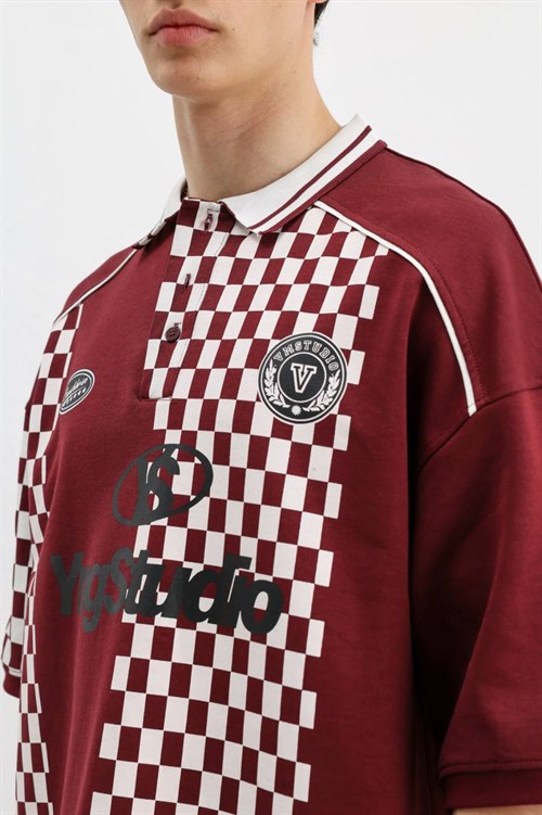 Wholesale Mens Bordeaux Polo T-Shirt