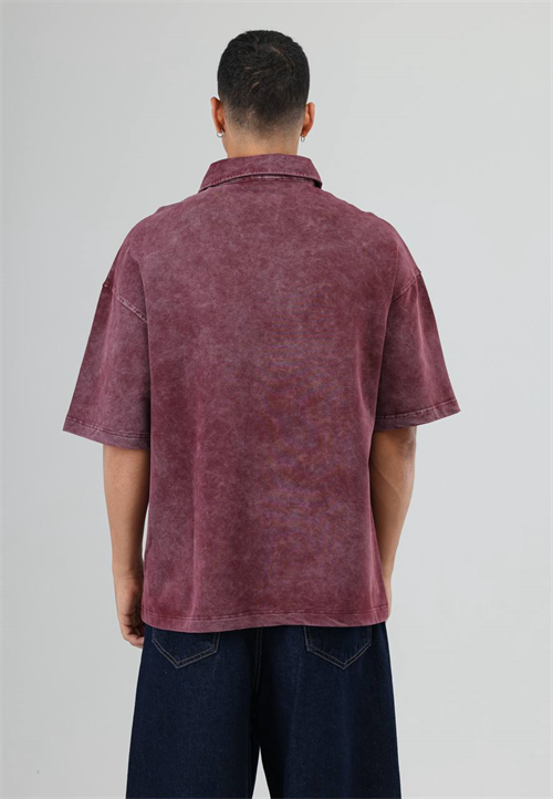 Wholesale Mens Bordeaux Polo T-Shirt