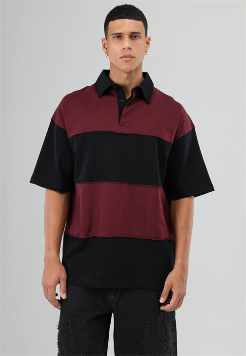 Wholesale Mens Bordeaux Polo T-Shirt