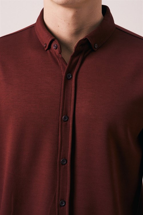 Wholesale Mens Bordeaux Shirt