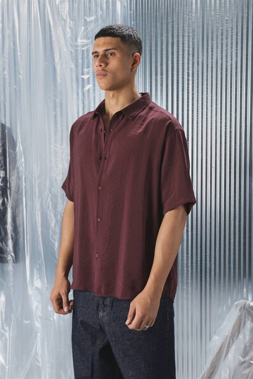 Wholesale Mens Bordeaux Shirt