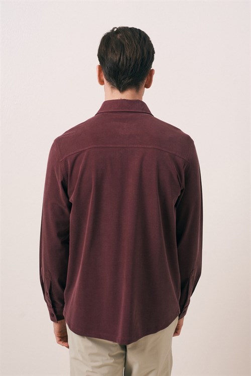 Wholesale Mens Bordeaux Shirt