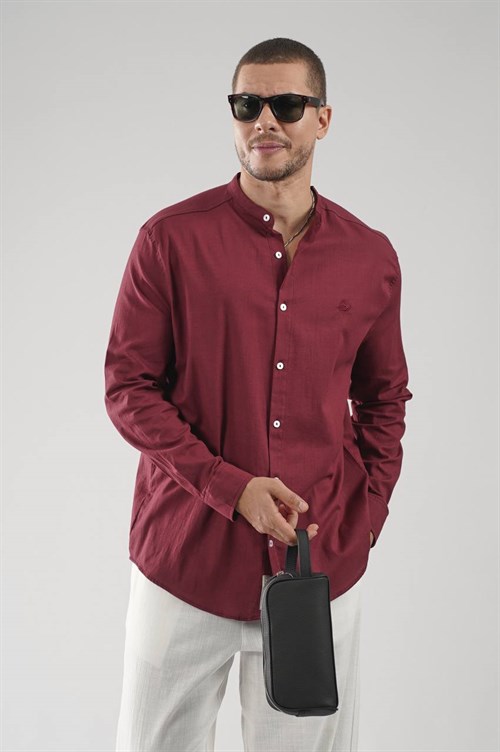 Wholesale Mens Bordeaux Shirt