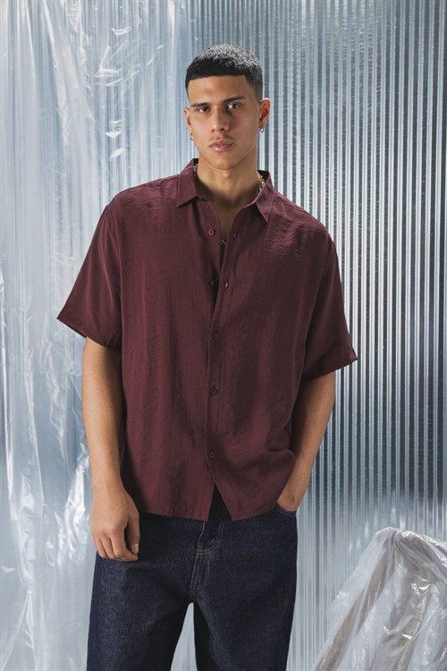 Wholesale Mens Bordeaux Shirt