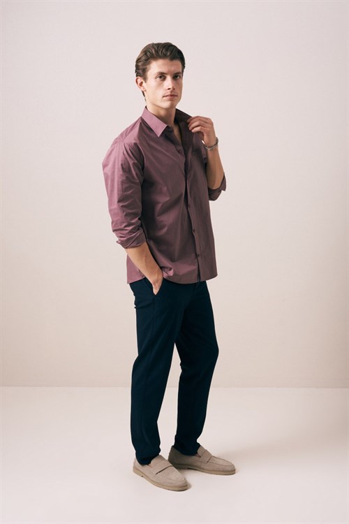 Wholesale Mens Bordeaux Shirt