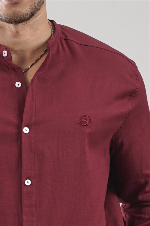 Wholesale Mens Bordeaux Shirt