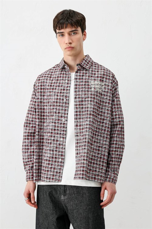 Wholesale Mens Bordeaux Shirt